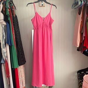 a new day Bright Pink Tank Dress with Thin Straps
